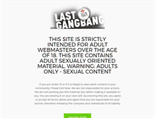 Tablet Screenshot of lastgangbang.com